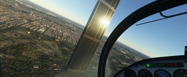 В Microsoft Flight Simulator нашли огромную Цитадель в стиле Half-Life