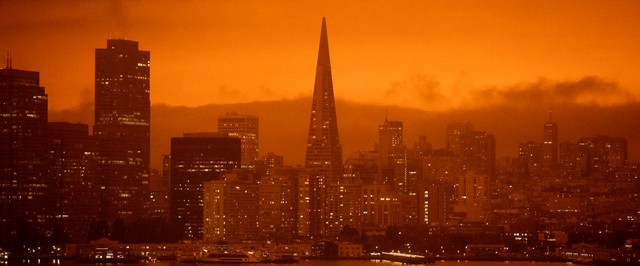 Фото: апокалиптичный Сан-Франциско во время пожаров