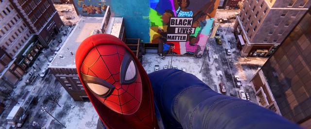 В мире Spider-Man Miles Morales тоже есть Black Lives Matter