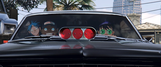 Gorillaz сняли клип в Grand Theft Auto 5