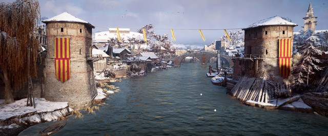 Как город из Assassins Creed Valhalla выглядит тысячу лет спустя
