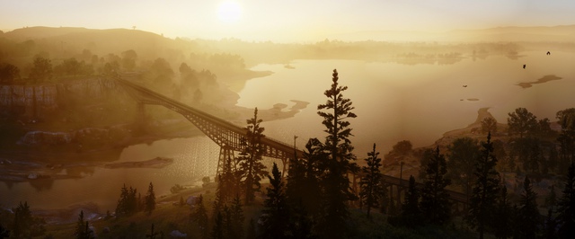 В Red Dead Online нашли мост-катапульту, позволяющий полетать