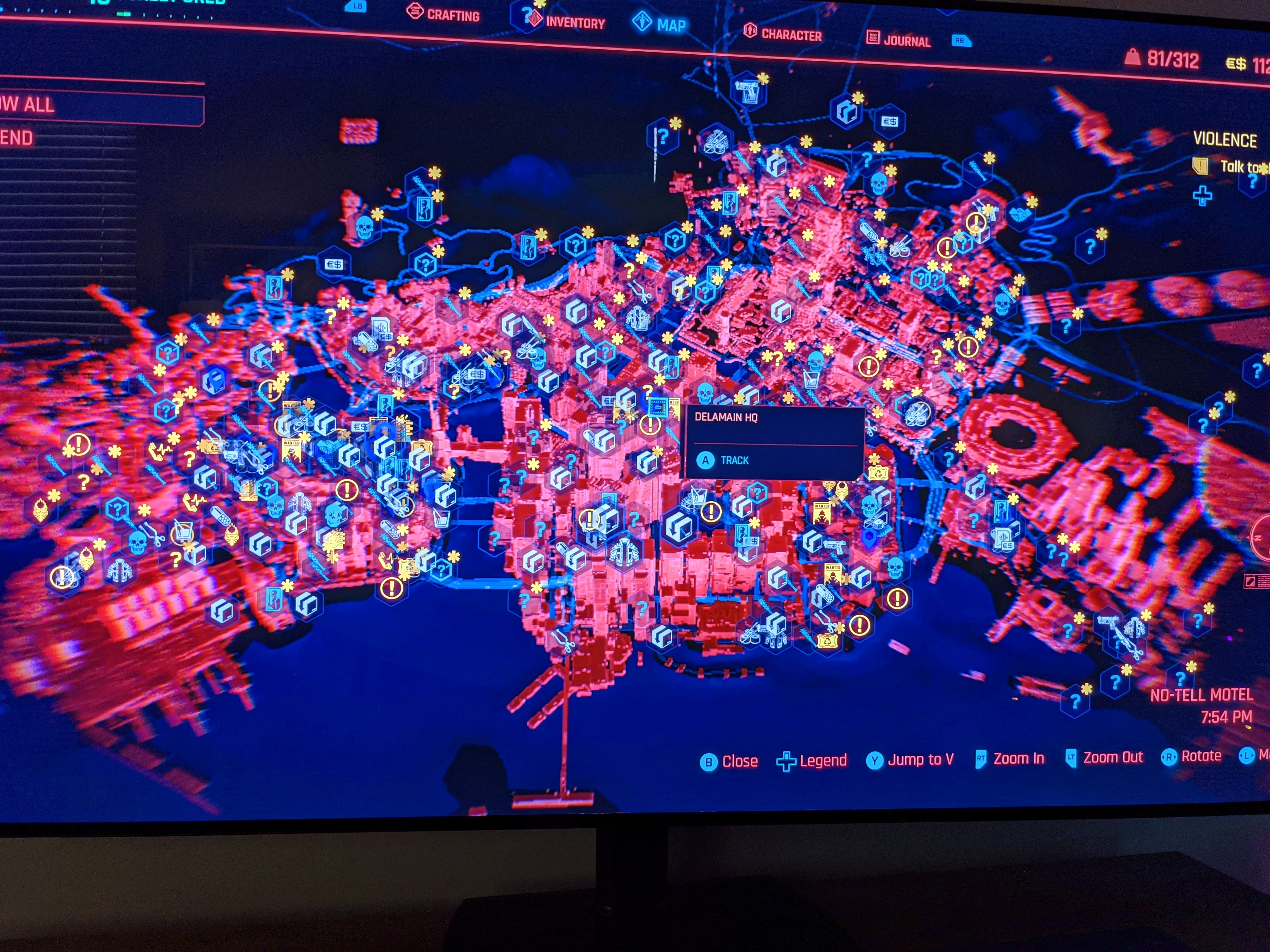Cyberpunk night city map фото 48