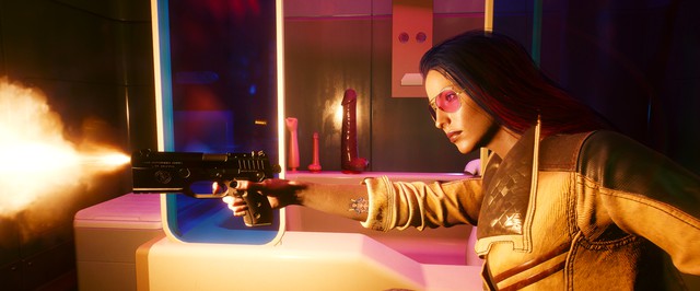 Фото: выставка дилдо из Cyberpunk 2077