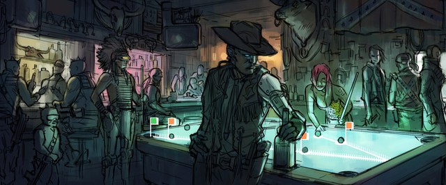 Ранние концепты Cyberpunk 2077: классы, карлики и город будущего