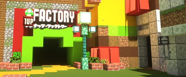 Развлекательный парк Nintendo воссоздают в Minecraft