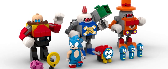 LEGO анонсировала набор в стиле Соника — он создан по фанатскому дизайну
