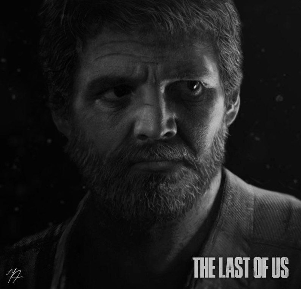 Как нарисовать джоэла из the last of us карандашом по шагам