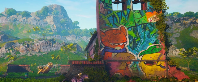 Руины с граффити: обзорный трейлер игрового мира Biomutant