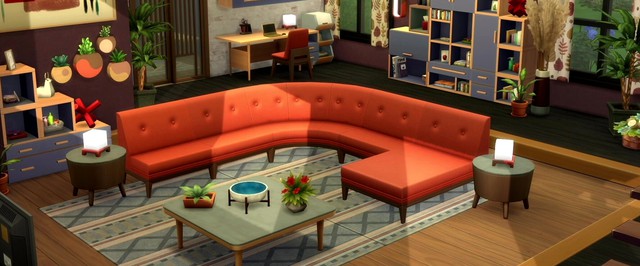 Новые диваны в The Sims 4 могут быть очень длинными: из них можно собирать слова