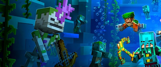 Для Minecraft Dungeons вышло дополнение про морские глубины