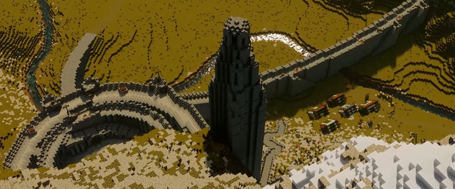 В Minecraft Middle Earth воссоздают битву за Хельмову Падь: как это выглядит