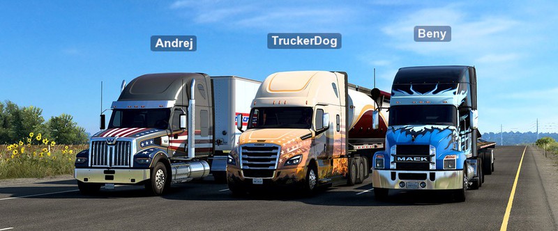 В American Truck Simulator начался открытый бета-тест мультиплеера