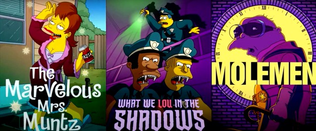 Авторы «Симпсонов» показали постеры-пародии на популярные сериалы