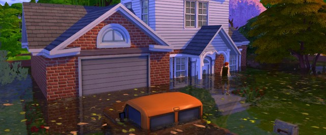 Оказывается, в The Sims 4 теперь можно устраивать наводнения