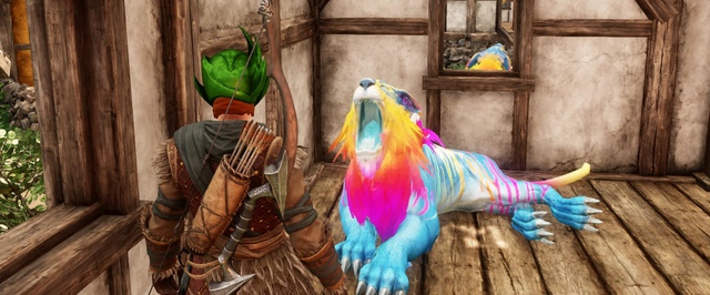 Игроки в New World просят перекрасить радужных животных