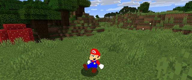 В Minecraft портировали Super Mario 64
