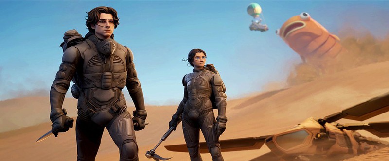 В Fortnite появятся облики в стиле «Дюны» Дени Вильнева