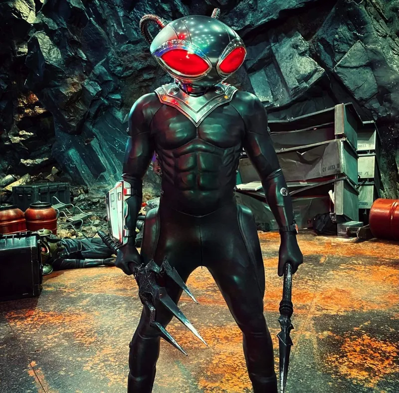 Новый костюм Черной Манты из "Аквамена 2": фото.