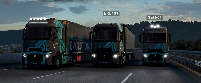 В мультиплеере Euro Truck Simulator 2 и ATS появилась поддержка модов