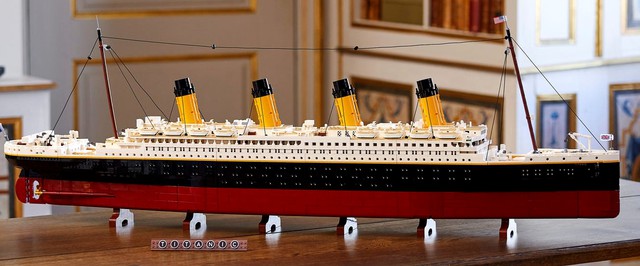 LEGO выпустит модель «Титаника» из 9090 блоков — за $630
