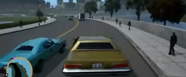 В ремастере GTA 3 все еще есть старый баг, растягивающий машину
