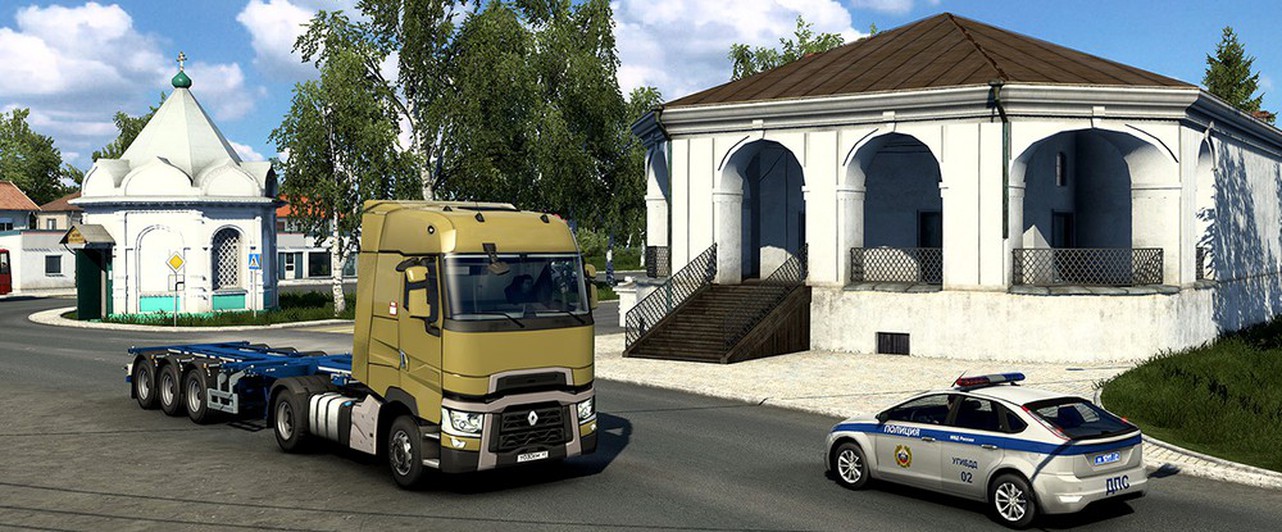 Virtual Russia in Euro Truck Simulator 2: all screenshots in one place