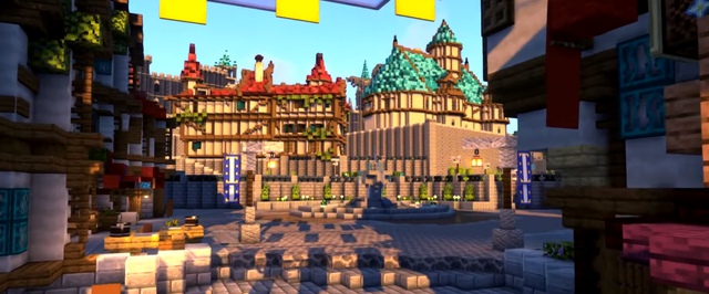 Мондштадт из Genshin Impact воссоздали в Minecraft — на строительство ушло 5 месяцев