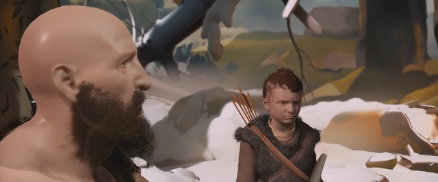 Видео: God of War запустили с «картофельной» графикой