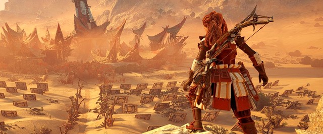 Геймплей Horizon Forbidden West на PlayStation 4: видео