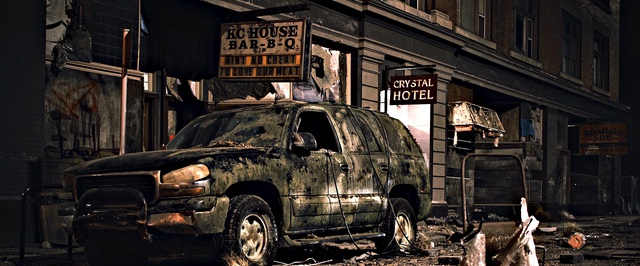 Огромные декорации на съемках The Last of Us: фото