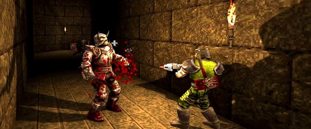 В работе фанатский гибрид Quake и Doom