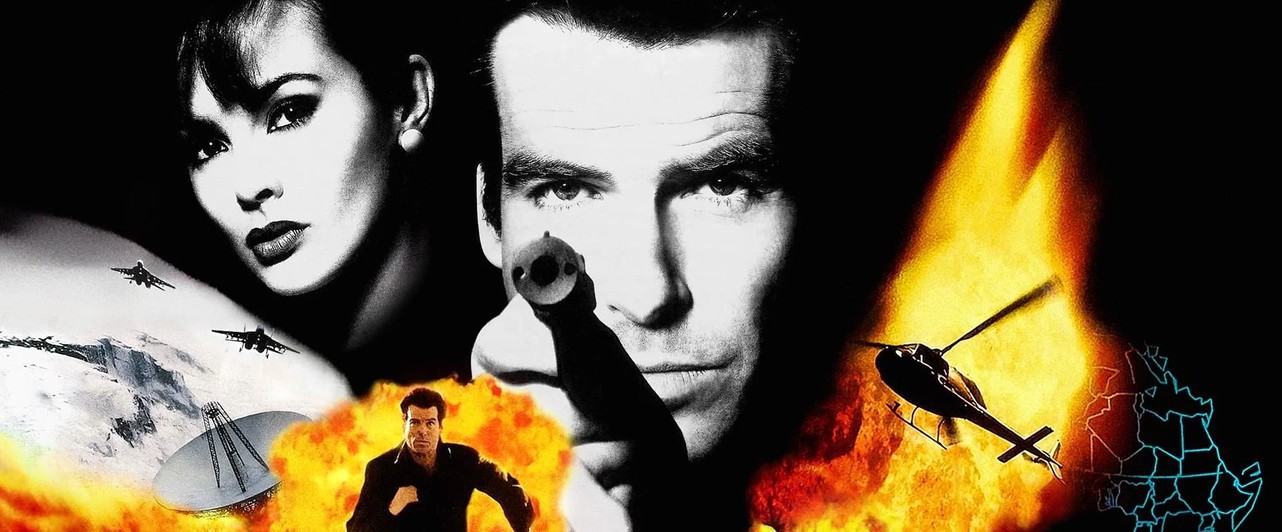 Multiplayer GoldenEye 007 was able to launch on four screens - so that players do not peep