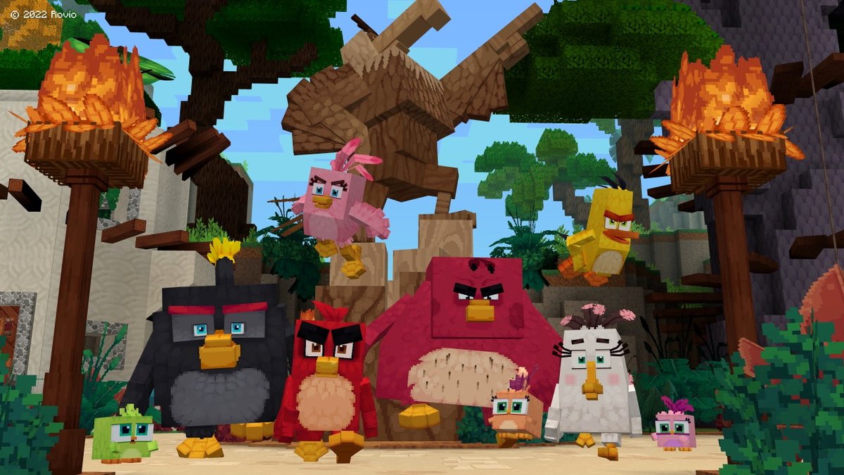 Карта angry birds minecraft