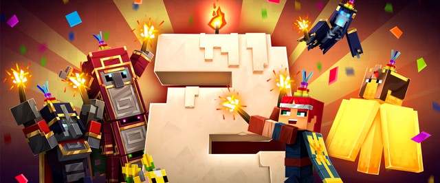 В Minecraft Dungeons стартовало празднование годовщины с подарками для игроков