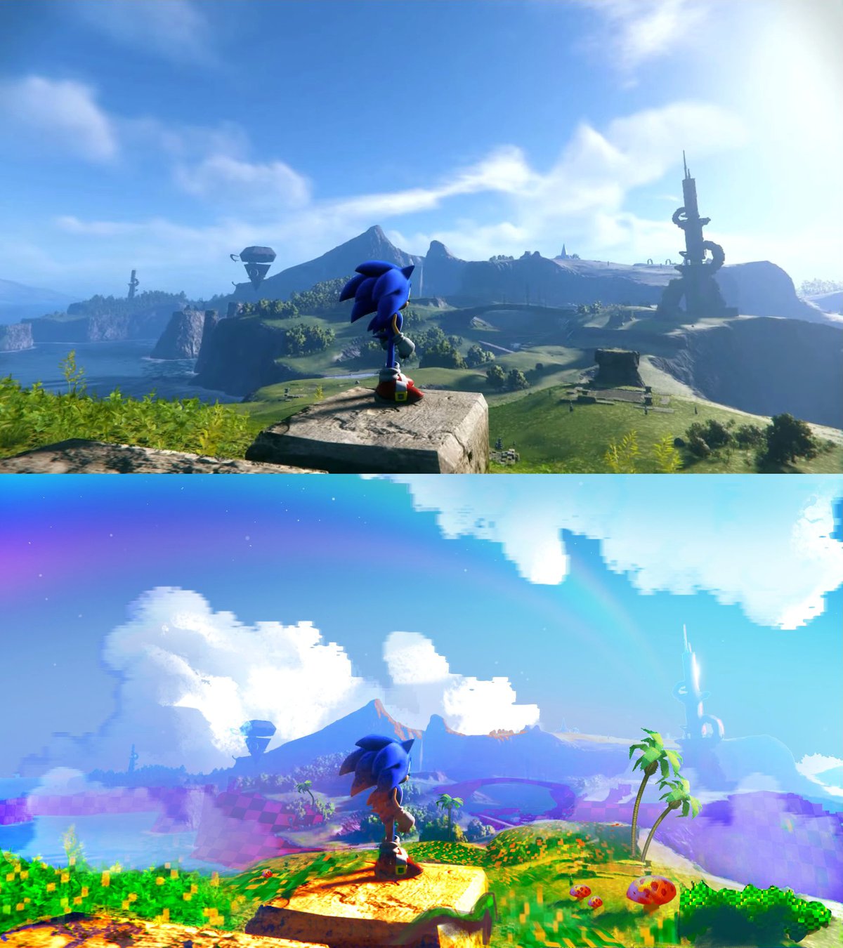Как будет выглядеть соник 4 Фанаты "починили" Sonic Frontiers: фото