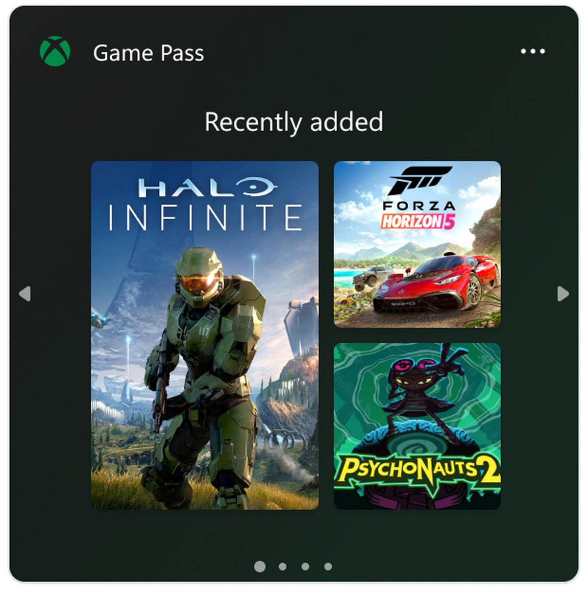 Microsoft начала тестировать виджет Game Pass для Windows 11