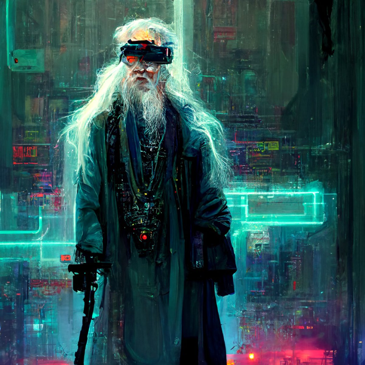 искусственный интеллект cyberpunk фото 47