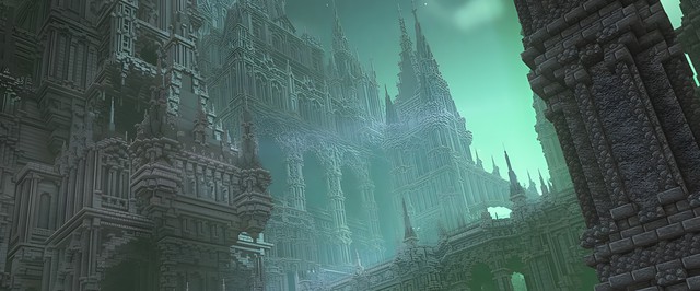 Город в стиле Bloodborne строят в Minecraft: фото