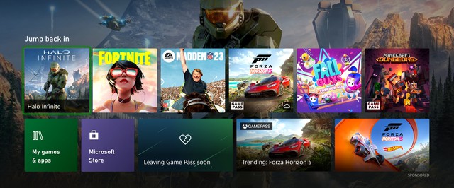 Microsoft обновит интерфейс Xbox: фото