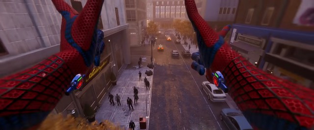 Spider-Man показали с видом от первого лица: Человека-паука должно ужасно укачивать