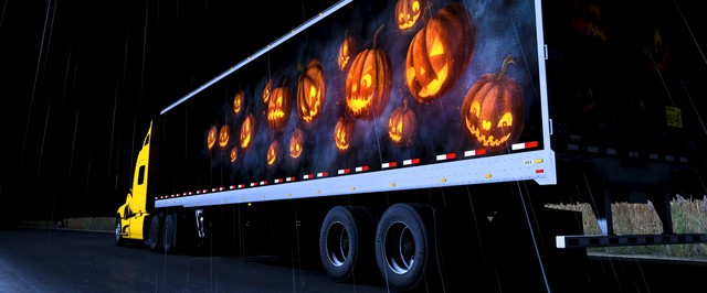 В Euro Truck Simulator 2 и ATS тизерят хэллоуинское событие