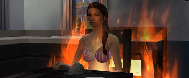 Игроки в The Sims 4 жалуются на пожары: горят даже души и туалеты
