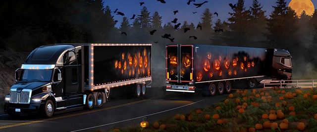 В Euro Truck Simulator 2 и ATS стартовал хэллоуинский эвент: все детали