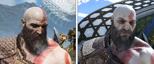 Графику в God of War Ragnarok сравнили с God of War на PC