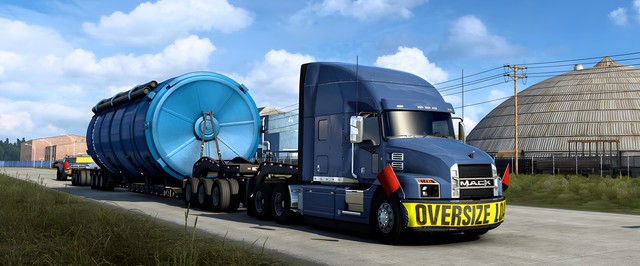 В Техасе все большое: новые кадры American Truck Simulator с крупными грузами