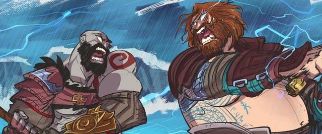 Арт-приключения Кратоса: художники рисуют героев God of War Ragnarok в честь выхода игры