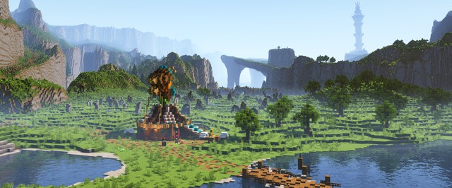 В Minecraft воссоздают мир Breath of the Wild: пока готова примерно четверть