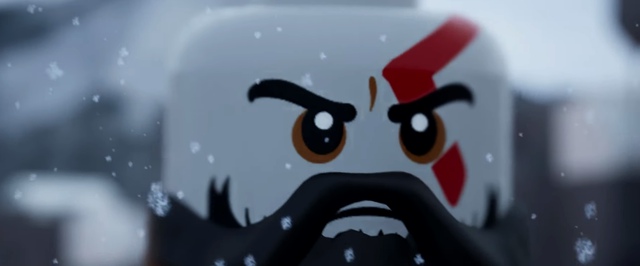 Кратос встречает Иисуса в бесплатной LEGO God Of War Ragnarok