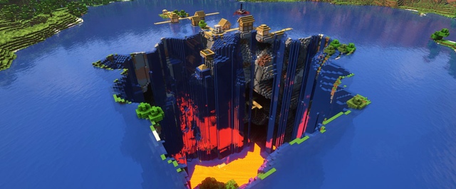Редкие «сломанные» миры Minecraft, выпадающие раз на миллионы: фото